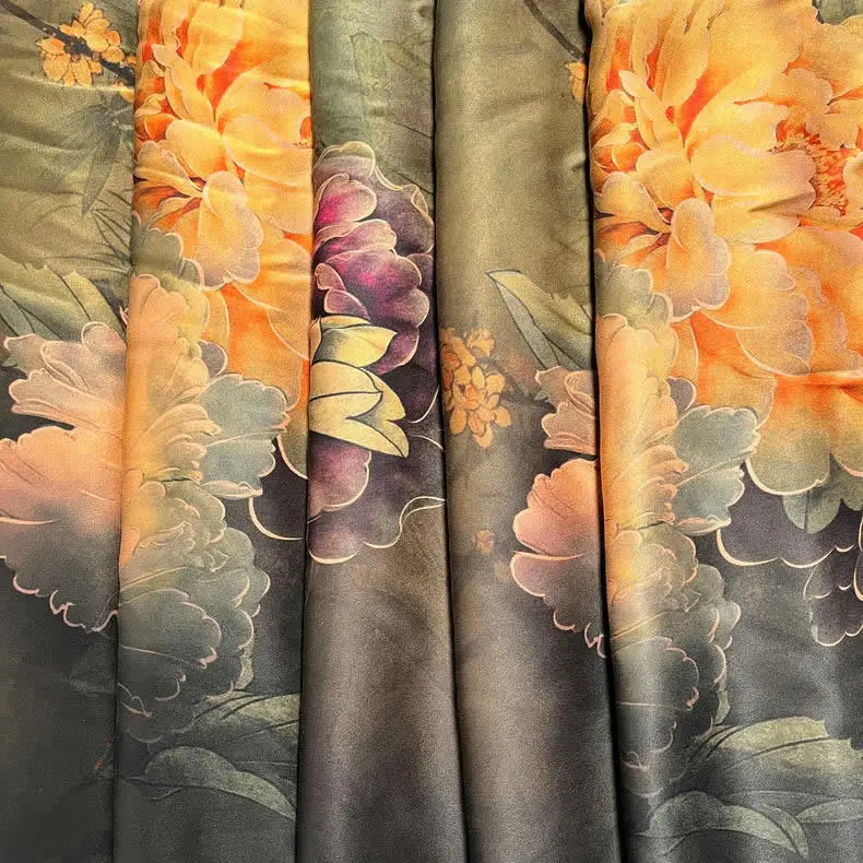 Proper cleaning technique for xiangyunsha fabric showing how to protect its natural plant dyes. Essential tips to maintain color vibrancy without harsh chemicals.