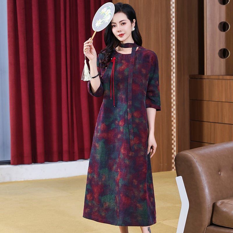 Professional black Xiangyunsha silk dress for work settings, featuring notched collar and tailored silhouette